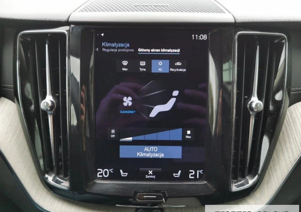 Volvo XC 60 cena 184900 przebieg: 86482, rok produkcji 2021 z Zator małe 562